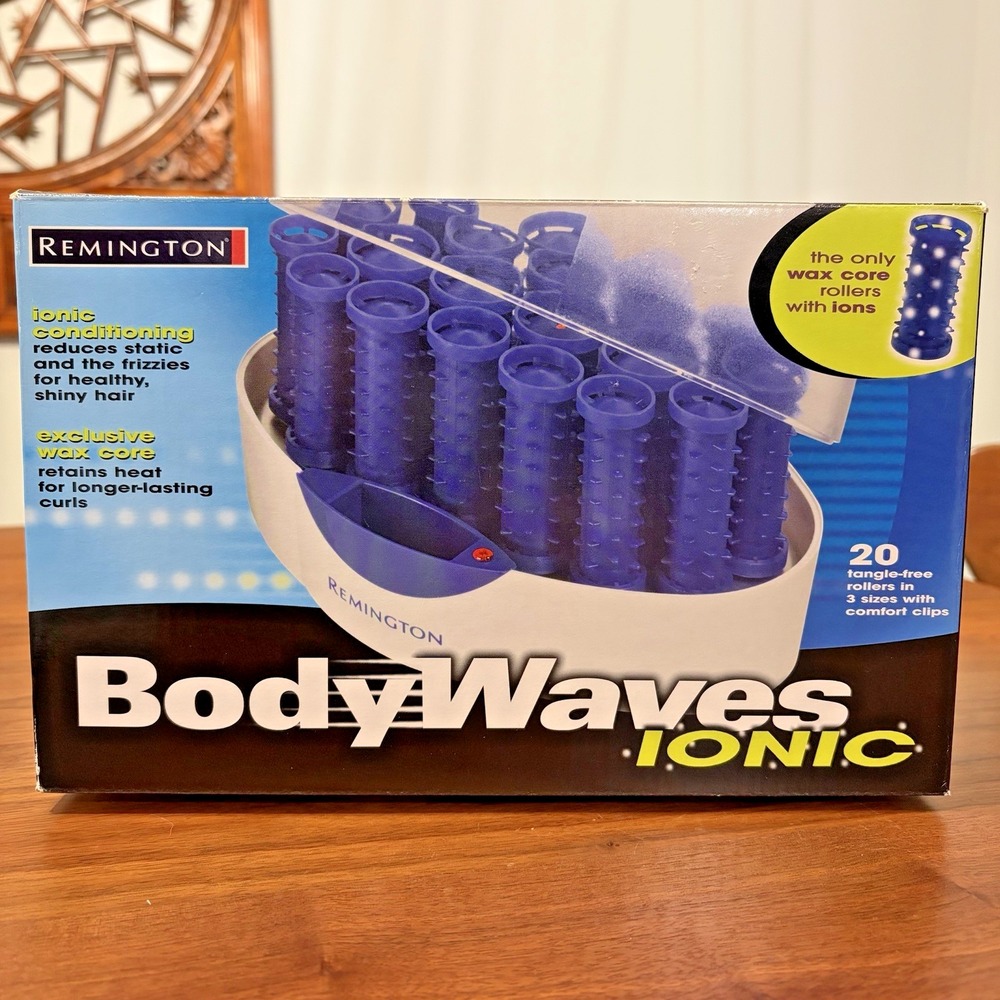 Remington Body Waves Ionic Hot Rollers WAX CORE Pageant H1080i Curlers & Clips